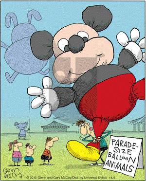 The Flying McCoys on Tuesday November 5, 2013 Comic Strip