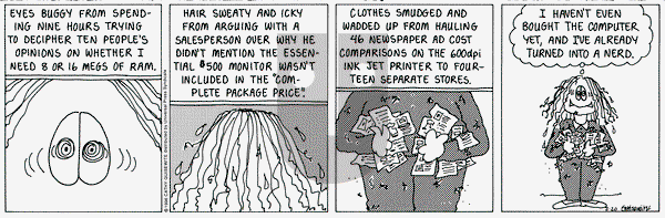 Cathy Classics on Tuesday February 20, 1996 Comic Strip
