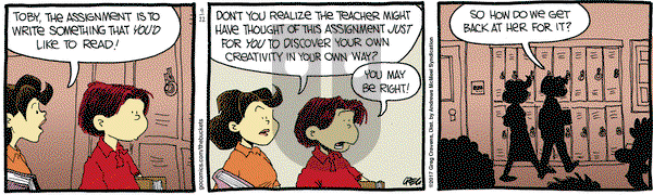 The Buckets on Wednesday April 12, 2017 Comic Strip