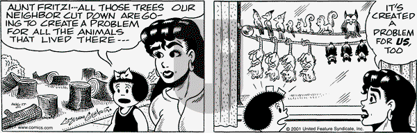 Nancy on Friday August 17, 2001 Comic Strip