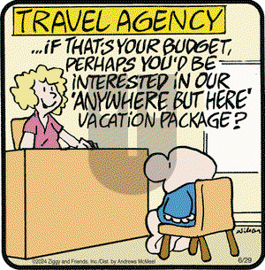 Ziggy - Saturday June 29, 2024 Comic Strip