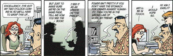Doonesbury on Saturday August 20, 2011 Comic Strip