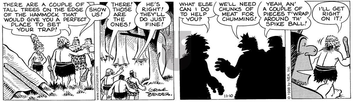 Alley Oop - Tuesday November 10, 1998 Comic Strip