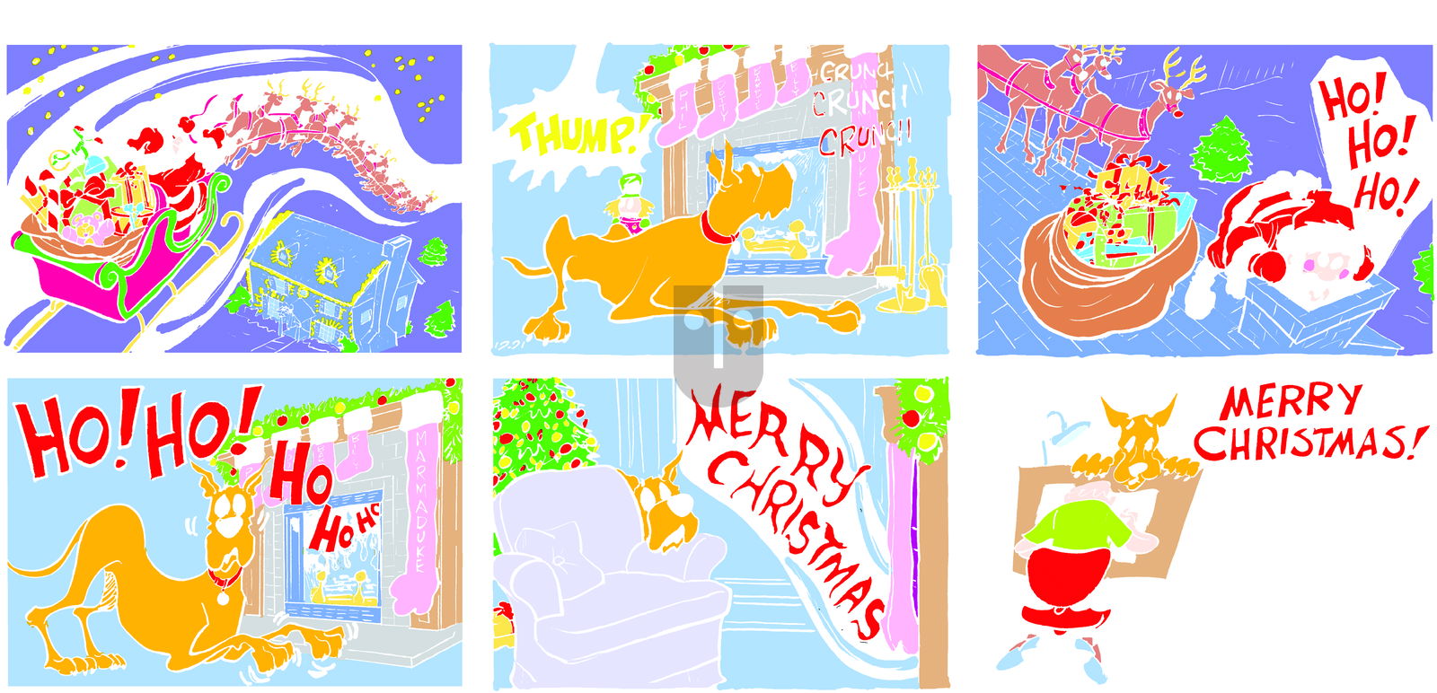 Marmaduke on Sunday December 21, 2014 Comic Strip
