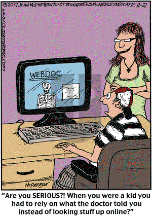 Close to Home on Wednesday November 22, 2017 Comic Strip