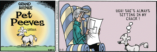 Grand Avenue on Monday March 11, 2019 Comic Strip