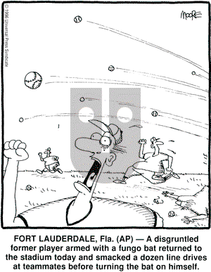 In the Bleachers on Monday January 15, 1996 Comic Strip