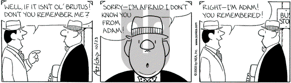 The Born Loser on Thursday October 23, 2003 Comic Strip