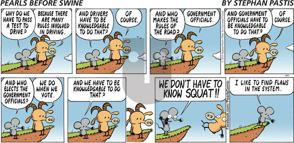 Pearls Before Swine on Sunday October 11, 2015 Comic Strip