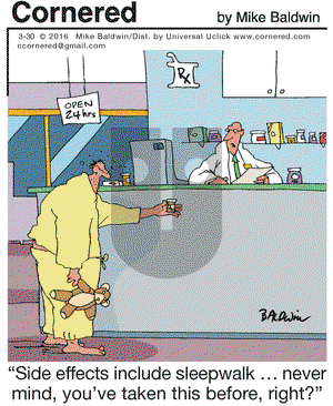 Cornered on Wednesday March 30, 2016 Comic Strip