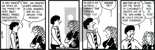 Clear Blue Water on Thursday January 12, 2006 Comic Strip