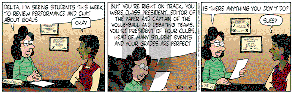 Luann on Thursday November 29, 2007 Comic Strip