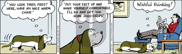 Fred Basset on Wednesday December 11, 2013 Comic Strip