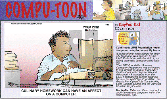 Compu-toon on Sunday September 18, 2011 Comic Strip
