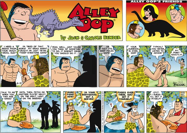 Alley Oop on Sunday June 18, 2017 Comic Strip