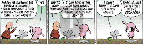 Pearls Before Swine on Monday April 10, 2017 Comic Strip