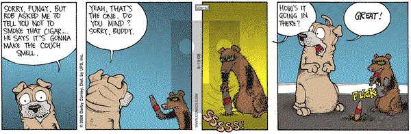 Get Fuzzy on Friday September 19, 2008 Comic Strip
