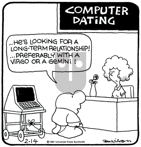Ziggy - Saturday February 14, 1987 Comic Strip