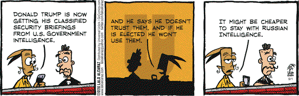 La Cucaracha on Thursday September 1, 2016 Comic Strip