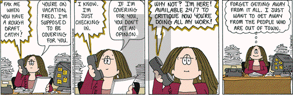 Cathy Classics on Saturday July 15, 2006 Comic Strip