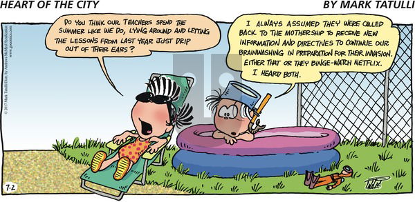 Heart of the City on Sunday July 2, 2017 Comic Strip