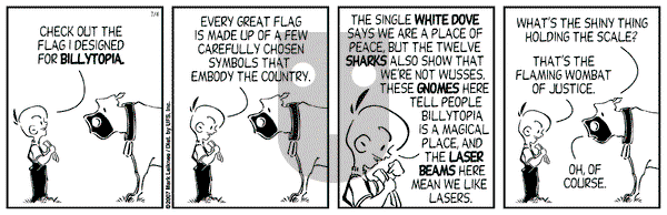 Cow and Boy Classics on Wednesday July 4, 2007 Comic Strip