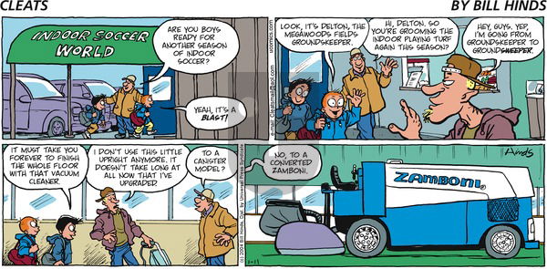Cleats on Sunday January 11, 2004 Comic Strip
