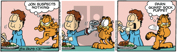 Garfield on Saturday July 12, 2008 Comic Strip