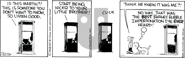 Red and Rover - Thursday January 17, 2008 Comic Strip