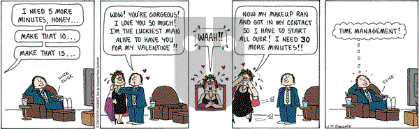 Cathy Classics on Saturday February 14, 2009 Comic Strip