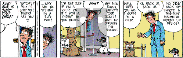 Get Fuzzy on Thursday April 21, 2011 Comic Strip