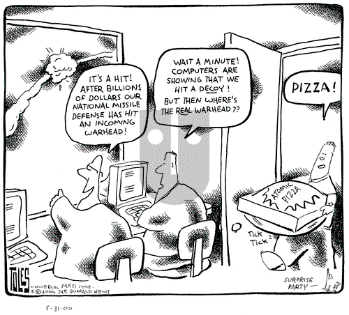 Tom Toles on Sunday September 10, 2000 Comic Strip