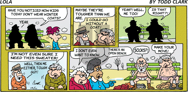Lola - Sunday December 11, 2011 Comic Strip