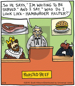 The Argyle Sweater on Monday May 16, 2016 Comic Strip