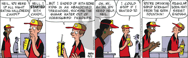 Lucky Cow on Tuesday November 2, 2004 Comic Strip