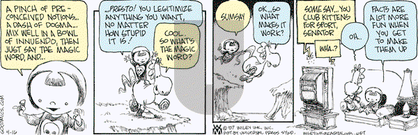 Non Sequitur on Monday April 16, 2007 Comic Strip