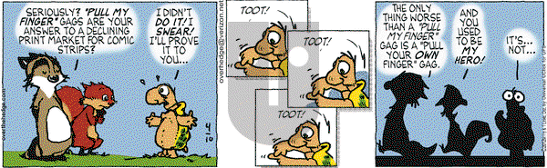 Over the Hedge on Tuesday April 10, 2012 Comic Strip