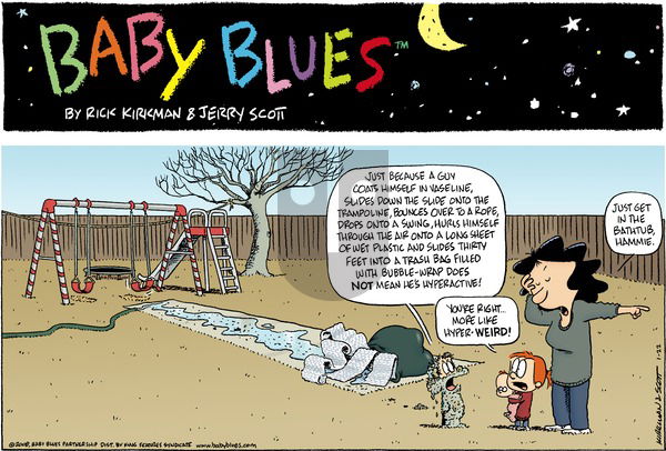 Baby Blues on Sunday January 22, 2012 Comic Strip