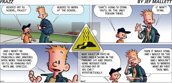 Frazz on Sunday August 19, 2018 Comic Strip