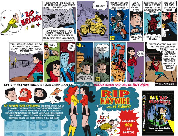 Rip Haywire on Sunday July 10, 2016 Comic Strip