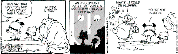 Over the Hedge on Thursday April 4, 2002 Comic Strip