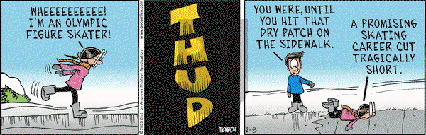 Grand Avenue on Saturday February 8, 2020 Comic Strip
