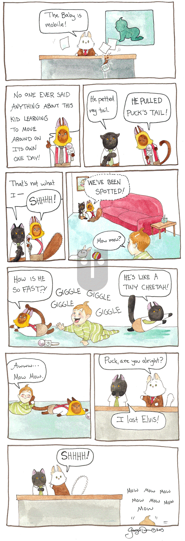 Breaking Cat News on Tuesday November 15, 2016 Comic Strip