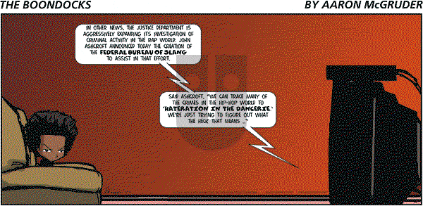 The Boondocks on Sunday July 4, 2010 Comic Strip