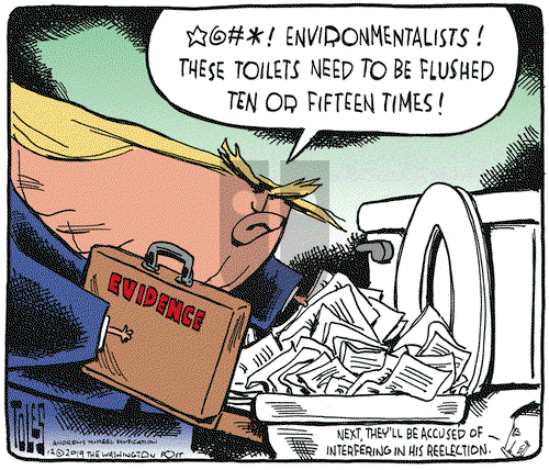 Tom Toles on Tuesday December 10, 2019 Comic Strip