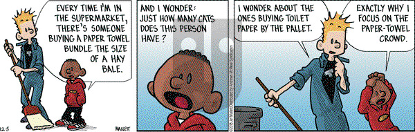 Frazz on Wednesday December 5, 2018 Comic Strip