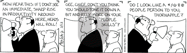 The Born Loser on Monday March 12, 2001 Comic Strip