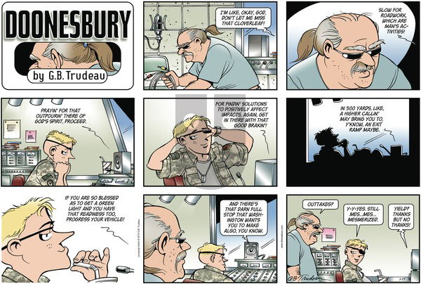 Doonesbury on Sunday January 17, 2010 Comic Strip