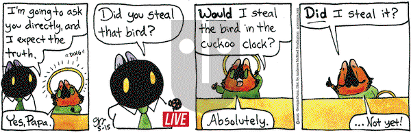 Breaking Cat News on Thursday May 15, 2025 Comic Strip