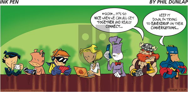 Ink Pen on Sunday July 12, 2009 Comic Strip